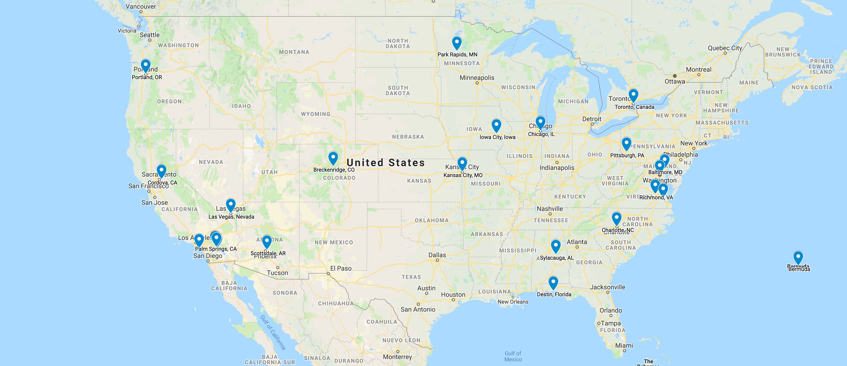 Dr. Hughes presentation locations